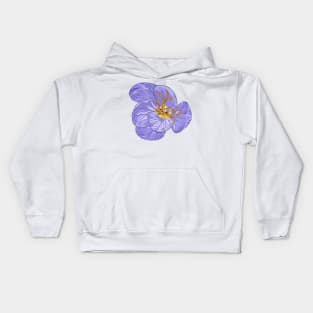 Fall Crocus Kids Hoodie